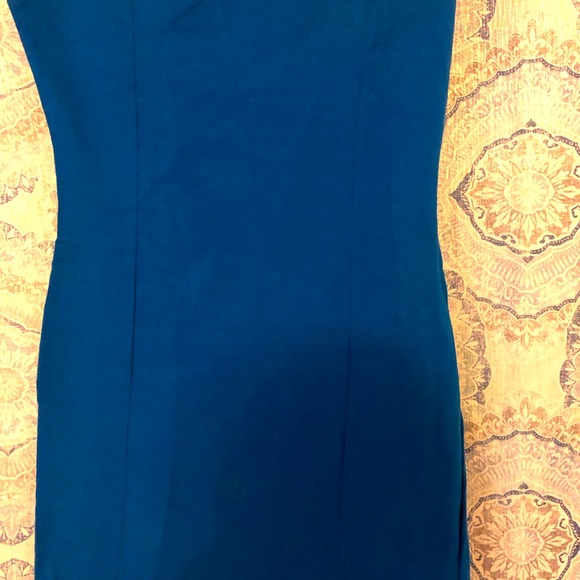 Blue Dress with Black Mesh - Forever 21 - Picture 6 of 7